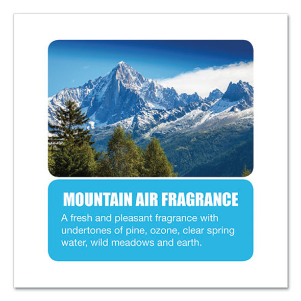 Metered Concentrated Room Deodorant, Mountain Air Scent, 7 oz Aerosol Spray, 12/Carton