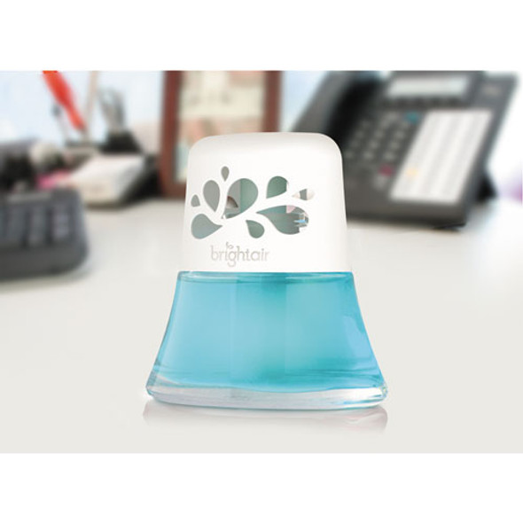 Scented Oil Air Freshener, Calm Waters and Spa, Blue, 2.5 oz, 6/Carton