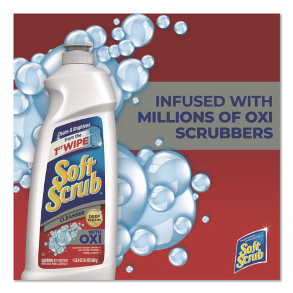 Oxi Cleanser, Clean Scent, 24 oz Bottle, 9/Carton