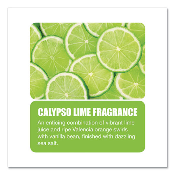Diamond 3D Urinal Screen, Calypso Lime Scent, Green, 10/Pack, 6 Packs/Carton