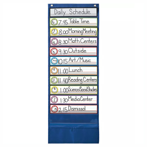 Deluxe Scheduling Pocket Chart Deluxe Scheduling Pocket Chart