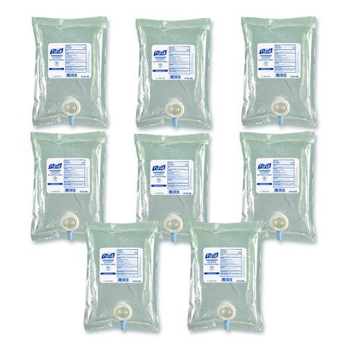 Advanced Hand Sanitizer Green Certified Gel Refill, For CS2 Dispensers, 1,000 mL, Fragrance-Free, 8/Carton
