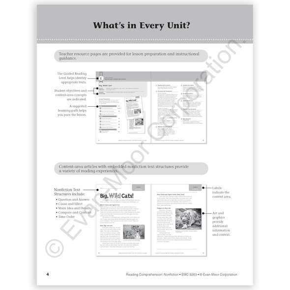 Reading Comprehension: Nonfiction, Grade 3