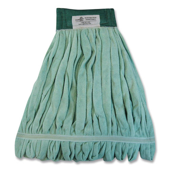 EchoFiber Microfiber Loop Mop, Medium, Split Microfiber, Green, 5" Green Headband EchoFiber Microfiber Loop Mop, Medium, Split Microfiber, Green, 5" Green Headband