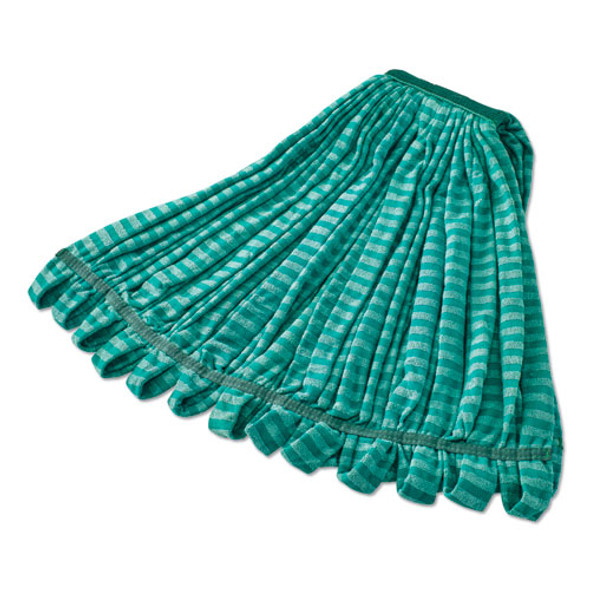 Microfiber Tube Wet Mop, Microfiber, 1" Headband, Green