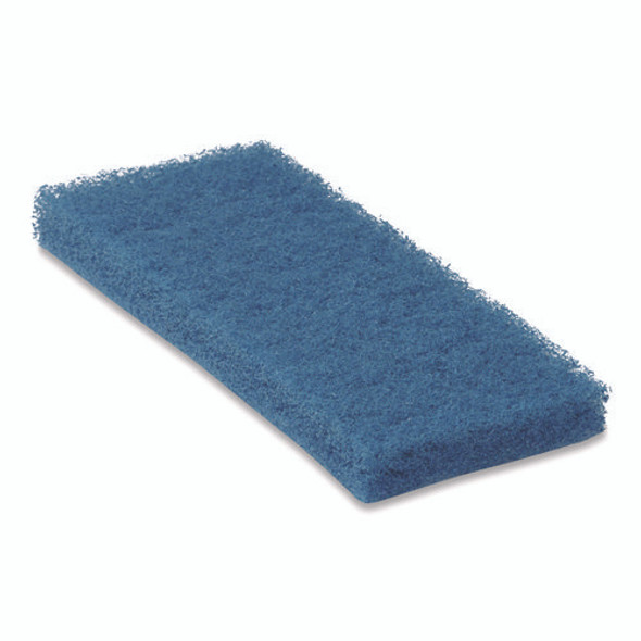 Octopus 102 Medium Duty Cleaning Pad, 5 x 9, Blue, 20/Carton
