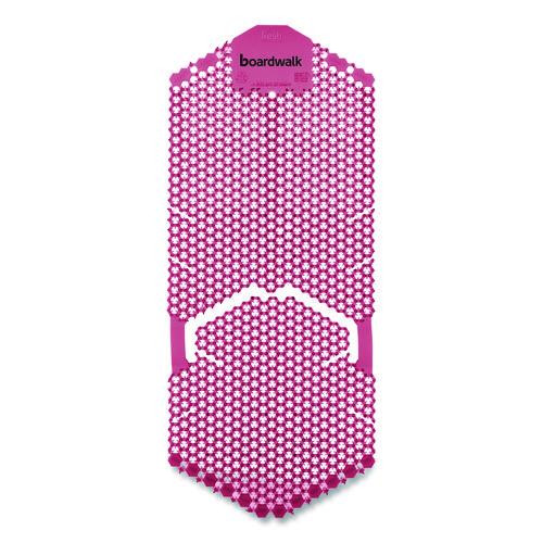 Vertical Urinal Screen, Spiced Apple Scent, Red, 5.22 oz, 6/Carton