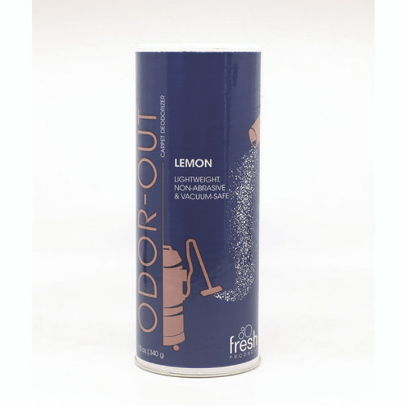 Odor-Out Rug/Room Deodorant, Lemon, 12 oz Shaker Can, 12/Box