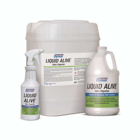 LIQUID ALIVE Odor Digester, 32 oz Bottle, 12/Carton LIQUID ALIVE Odor Digester, 32 oz Bottle, 12/Carton