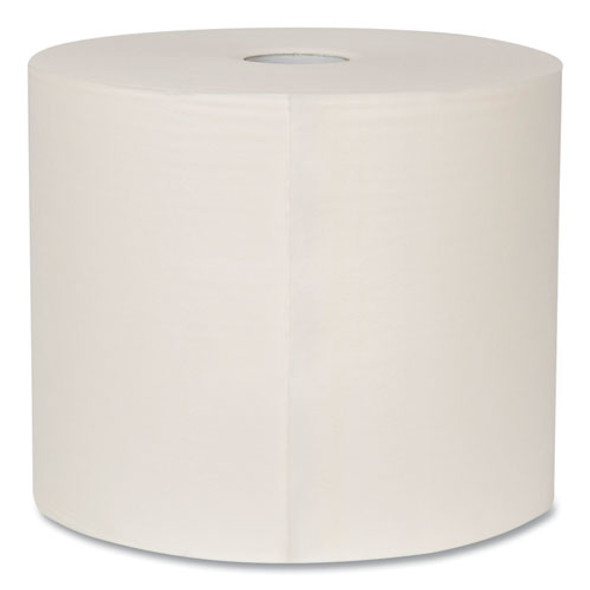 Heavy-Duty Cleaning Cloth, 1-Ply, 12.6" x 912.2 ft, White