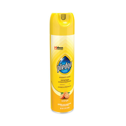 Furniture Polish, Orange, 9.7 oz Aerosol Spray, 6/Carton