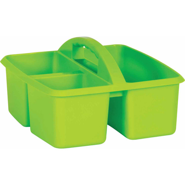 Lime Plastic Storage Caddy, Pack of 6
