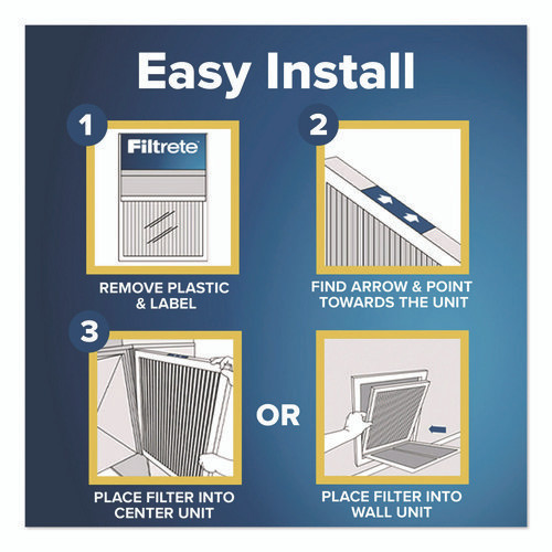 Allergen Defense Air Filter, 12 x 25, 4/Carton