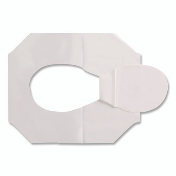 Safe-T-Gard Half-Fold Toilet Seat Covers, 14.5 x 17, White, 250/Pack, 20 Packs/Carton
