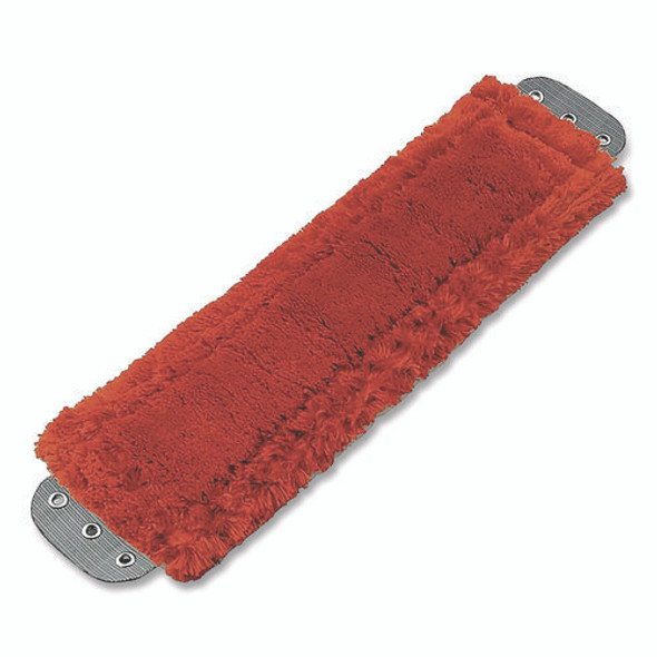 SmartColor MicroMop 15.0, Microfiber, Heavy-Duty, 16 x 5, Red, 5/Pack
