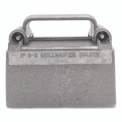 Griddle and Grill Cleaning Brick Holder, 6 x 4, Gray