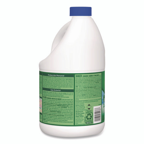 CloroxPro Results Concentrated Outdoor Bleach, 81 oz Bottle, 6/Carton