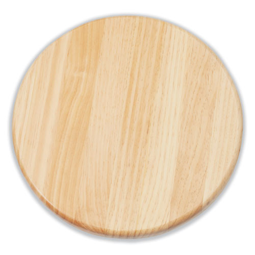 6800 Series Height Adjustable Wood Seat Swivel Stool, Supports Up to 300 lb, 19" to 25" Seat Height, Maple Seat/Black Base