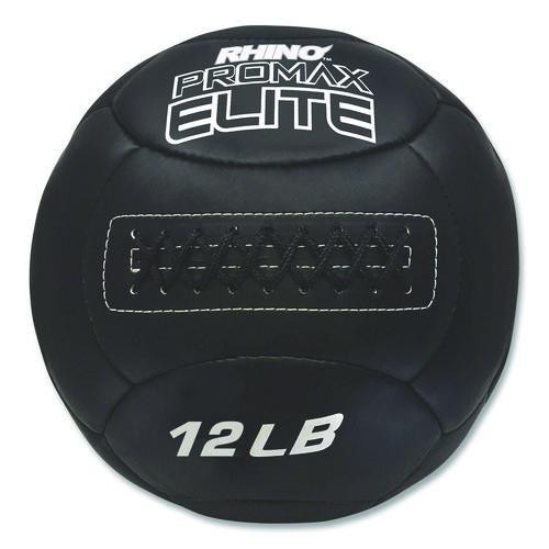 Rhino Promax Elite Medicine Ball, 12 lb, Black