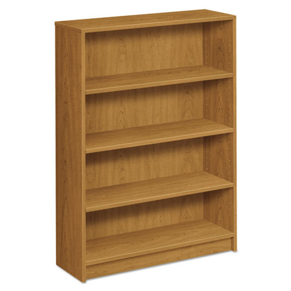 1870 Series Bookcase, Four-Shelf, 36w x 11.5d x 48.75h, Harvest
