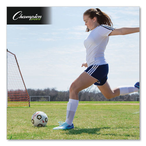 Rubber Sports Ball, For Soccer, No. 4 Size, White/Black