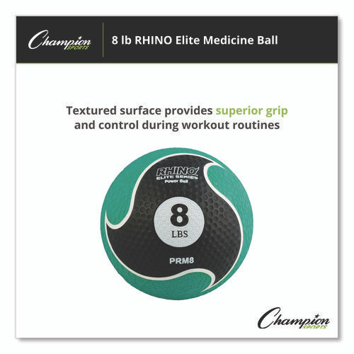 Rhino Elite Medicine Ball, 8 lb, Green
