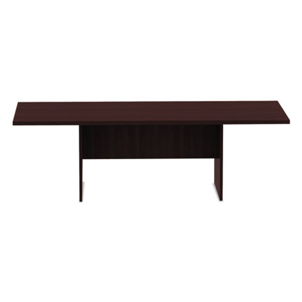 Alera Valencia Series Conference Table, Rectangular, 94.5w x 41.38d x 29.5h, Mahogany