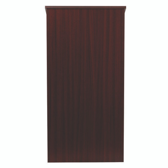 Wood Stand-up Podium Lectern Speaker Stand, 23 x 15 x 45.8, Mahogany