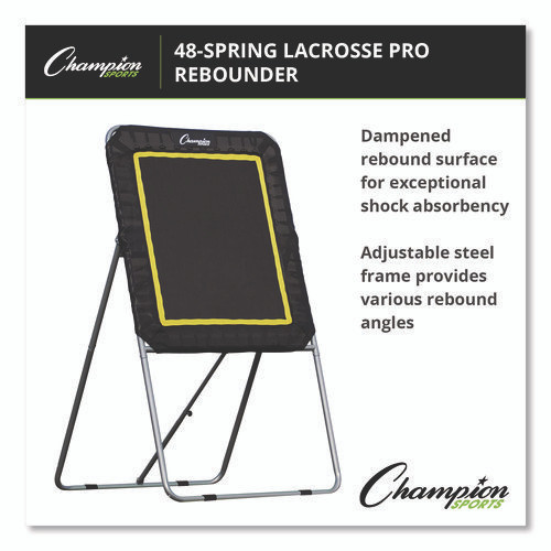 Deluxe Lacrosse Ball Rebounder, 6 ft  x 3 ft, 1.5" dia Frame