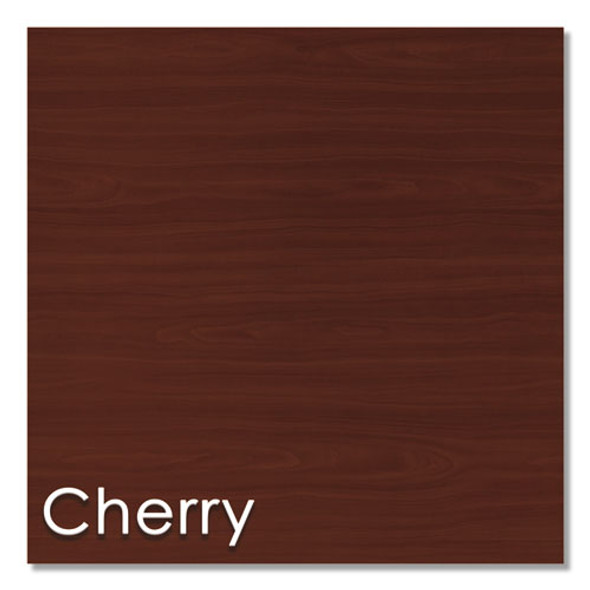 Study Carrell Starter Unit, 2-Leg, 31.25 x 23.5 x 45.25, Cherry