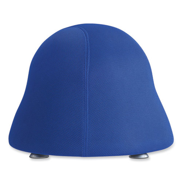 Runtz Ball Chair, Backless, Supports Up to 250 lb, Blue Fabric Seat, Silver Base Runtz Ball Chair, Backless, Supports Up to 250 lb, Blue Fabric Seat, Silver Base