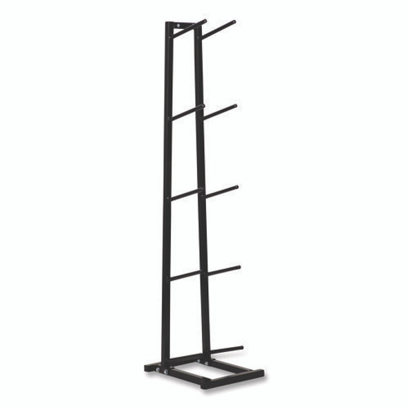 Single Medicine Ball Tree, 11" x 15" x 52", Black