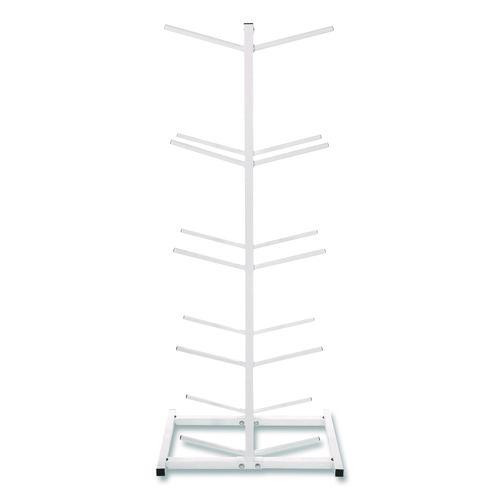 Double Medicine Ball Tree, 12" x 23" x 51", White