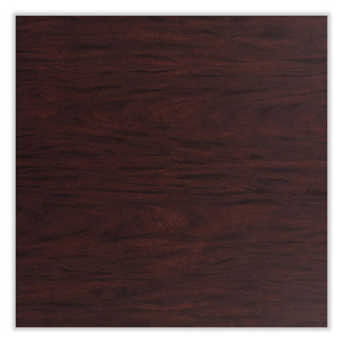 Cafe Table, 36" Diameter x 36h, Round Top/Base, Mahogany Top, Black Base