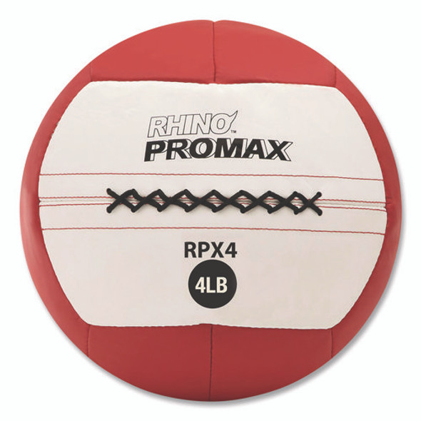 Rhino Promax Medicine Ball, 4 lb, Red