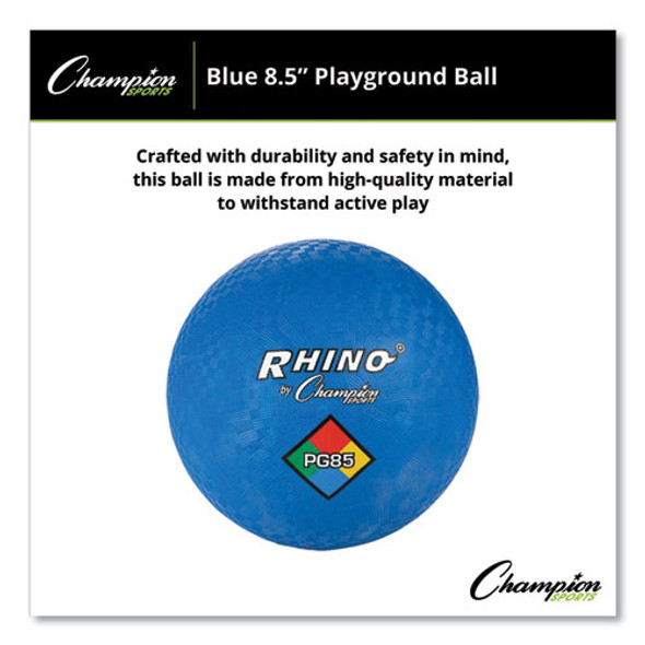 Playground Ball, 8.5" Diameter, Blue