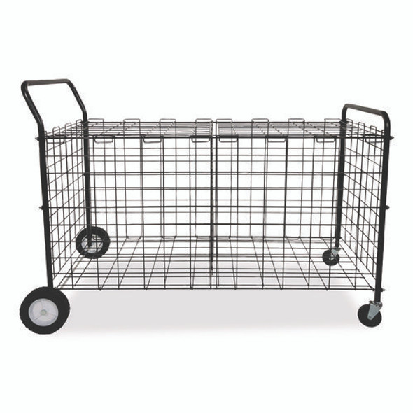 Double-Sided Lockable Ball Locker, Metal, 176 lb Capacity, 24 x 59 x 37, Black