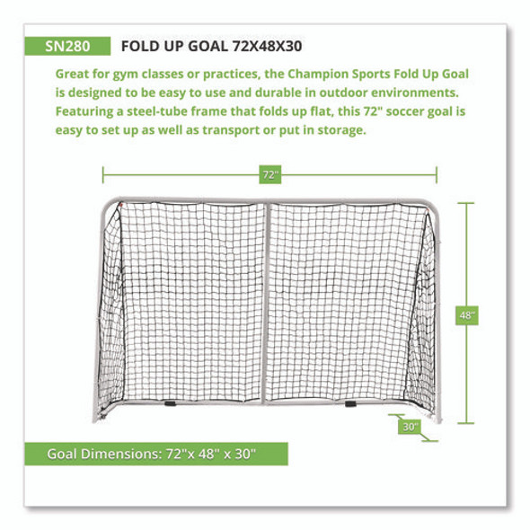 Fold Up Goal, 72" x 48"
