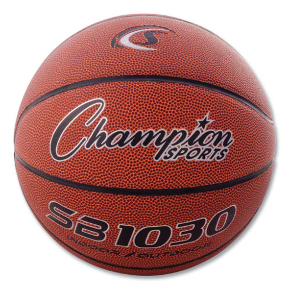 Composite Basketball, Official Intermediate Size, Brown