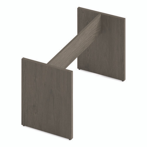 Alera Seville 96" Wide Conference Table Base, 50w x 22d x 28h, Walnut