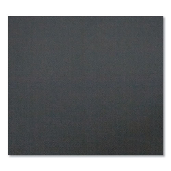 Alera Genaro Series Faux Leather Half-Back Sled Base Guest Chair, 25" x 24.80" x 33.66", Black Seat, Black Back, Black Base