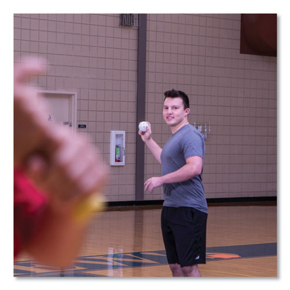 Plastic Baseballs, 9" Diameter, White, 12/Set