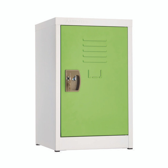 Steel Storage Locker, 1 Compartment, 15 x 15 x 24, Green