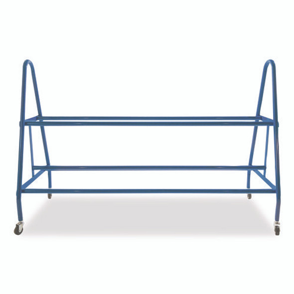 Heavy-Duty Deluxe Ball Cart, Metal, 132 lb Capacity, 17.5 x 59 x 35.75, Blue