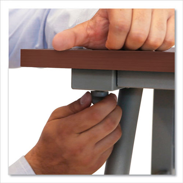 Trento Line Rectangular Desk, 47.25" x 23.63" x 29.5", Cherry