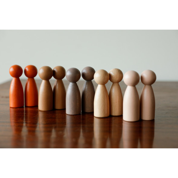 Peg People of the World Wooden People - Set of 10 - Ages 12m+ Peg People of the World Wooden People - Set of 10 - Ages 12m+