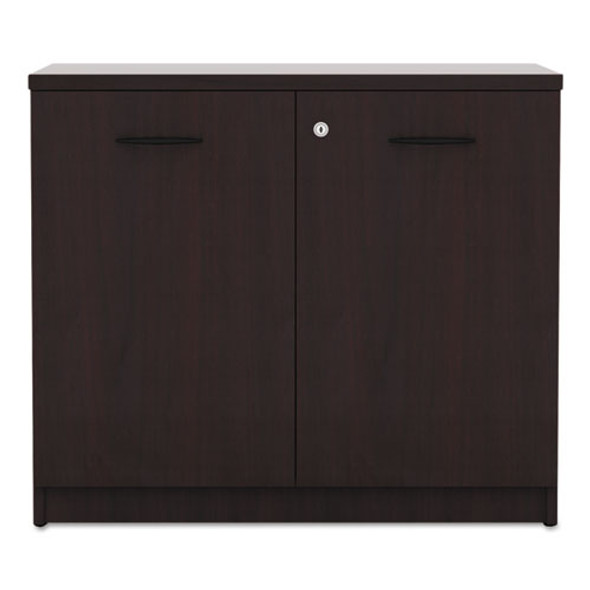 Alera Valencia Series Storage Cabinet, 34.13w x 22.78d x 29.5h, Mahogany