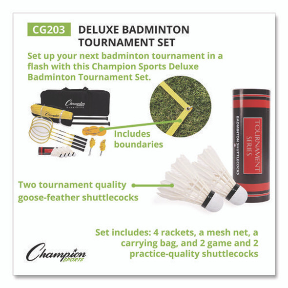 Deluxe Badminton Tournament Set, 28" x 11"