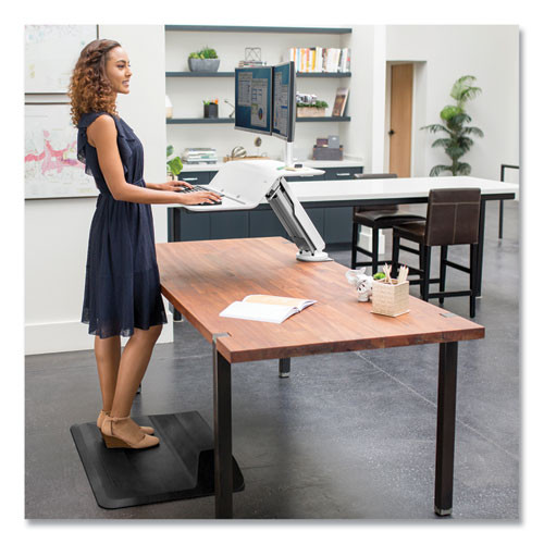 Lotus RT Sit-Stand Workstation, 35.5" x 23.75" x 42.2" to 49.2", White