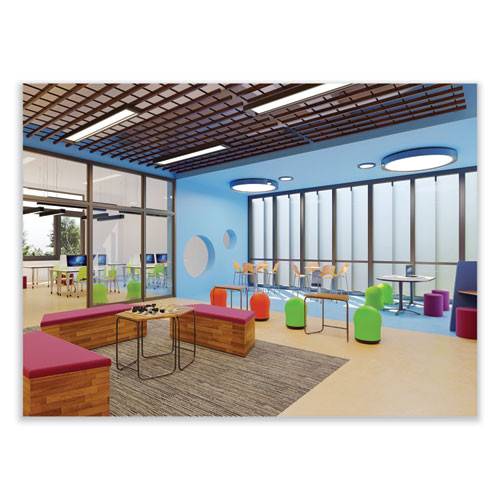 Zenergy Swivel Ball Chair, Backless, Supports Up to 250 lb, Green Seat Vinyl